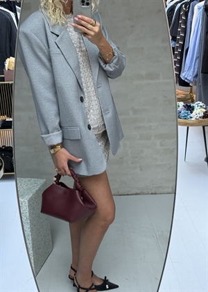 Paulia Melange blazer Grey/Blue Melange Gestuz 
